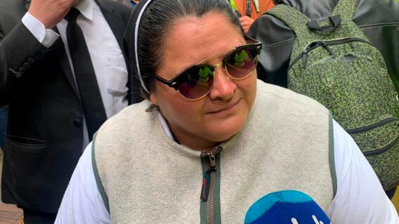 Fotografía de Monja fanática política