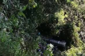 Bus intermunicipal de la empresa Ricaurte se salió de la vía y cayó a un abismo, rodando 200 metros.