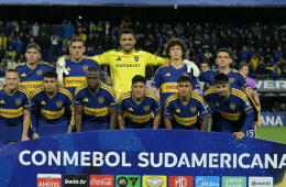 Álvaro Montero en la formación de Boca Juniors vs. Vasco da Gama por la ida de las semifinales de la Copa Sudamericana.