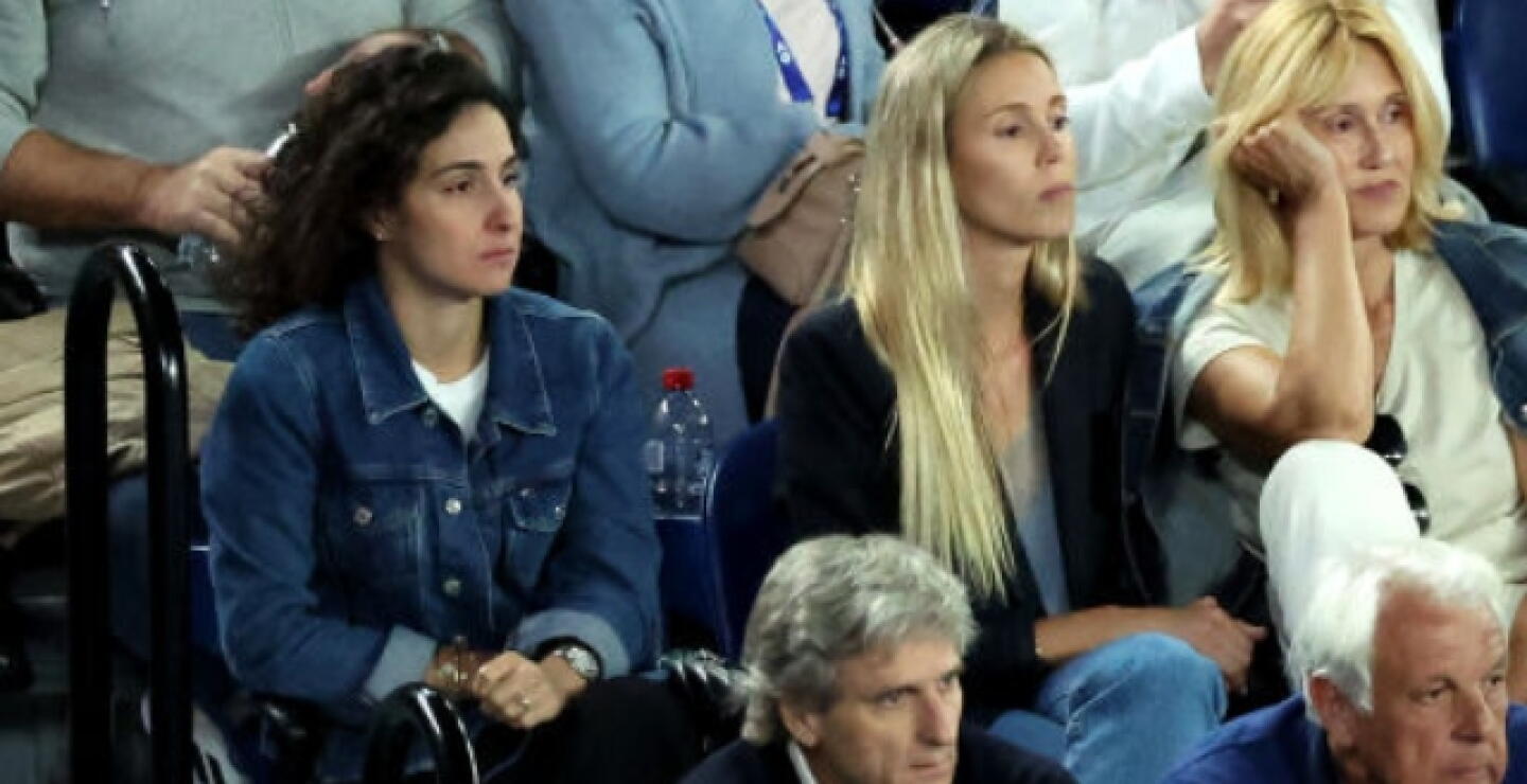 Familiares de Rafael Nadal durante el Abierto de Australia 2023