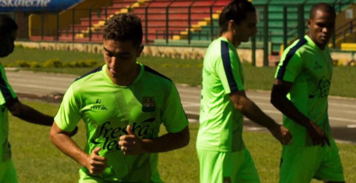 272803_Dario Rodríguez completa 9 goles en el semestre. Foto: Atlético Bucaramanga