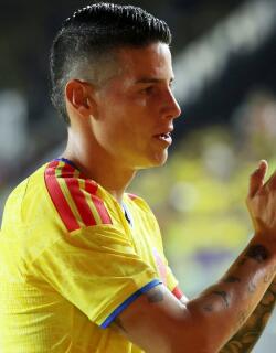 James Rodríguez con la Selección Colombia
