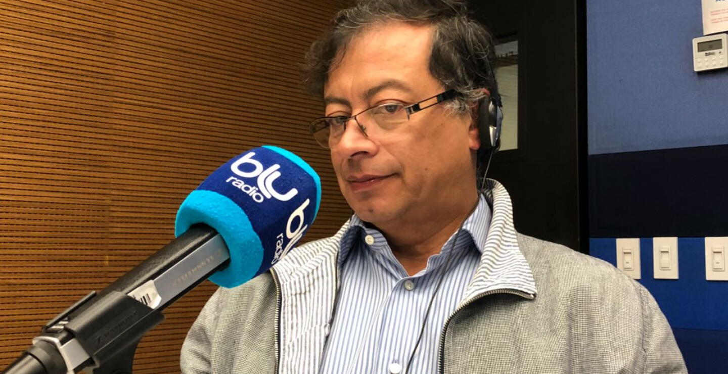 307013_BLU Radio. Gustavo Petro / Foto: BLU Radio