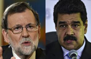 278532_BLU Radio. Mariano Rajoy y Nicolás Maudro. Foto referencia: AFP