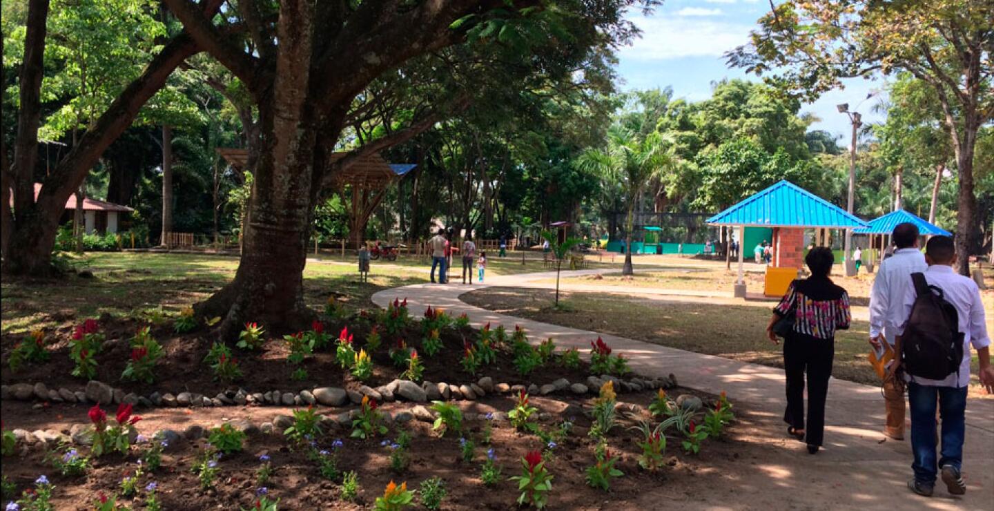 El bosque fue construido en 1969, brinda espacios de recreación, esparcimiento y ecoturismo a más de 3.500 visitantes al mes, tanto del municipio, como del resto del país, y ha sido declarado patrimonio ecológico, recreativo y cultural.