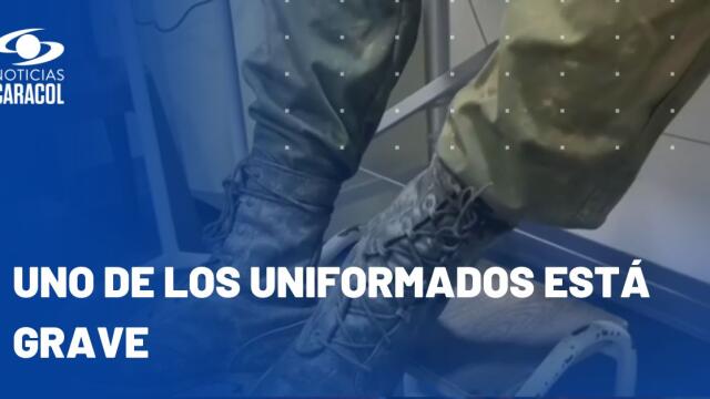 Artefacto explosivo que hirió a 6 policías en Bolívar fue activado de manera remota Artefacto explosivo que hirió a 6 policías en Bolívar fue activado de manera remota