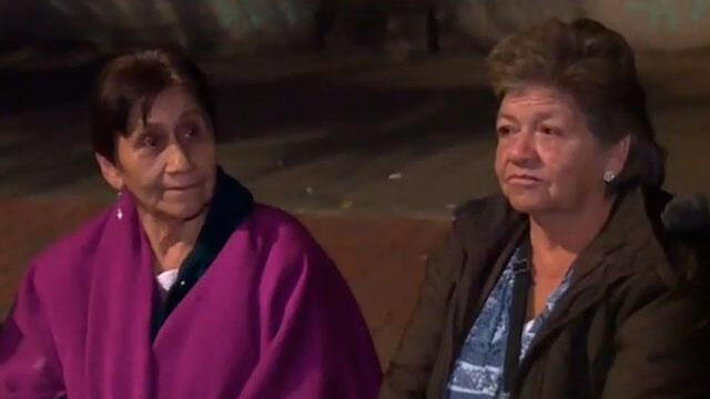 Dos abuelitas provenientes de Ipiales, primeras en llegar al Simón Bolívar para misa papal