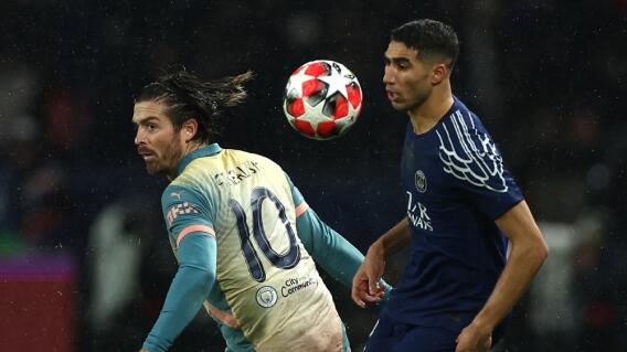A Achraf Hakimi, jugador del PSG, le anularon un gol contra Manchester City, por Champions League A Achraf Hakimi, jugador del PSG, le anularon un gol contra Manchester City, por Champions League