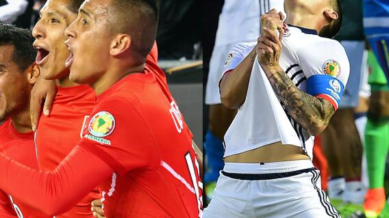 141869_Selecciones de Perú y Colombia / Fotos: AFP