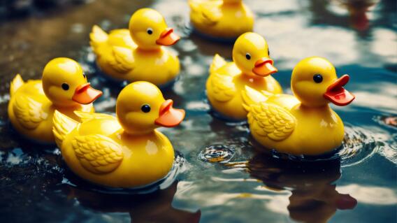 La tendencia de patitos amarillos en la cabeza llegó a Colombia desde hace un par de meses La tendencia de patitos amarillos en la cabeza llegó a Colombia desde hace un par de meses