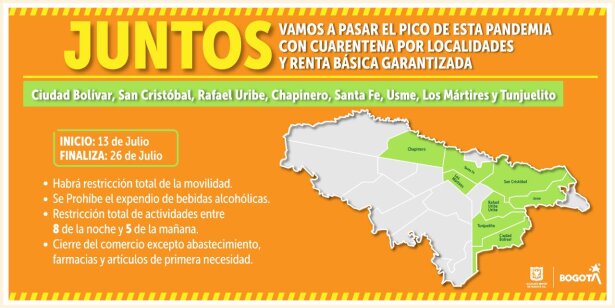 Cuarentena centro y sur