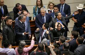 Debate sobre la consulta popular en el Senado. Debate sobre la consulta popular en el Senado.