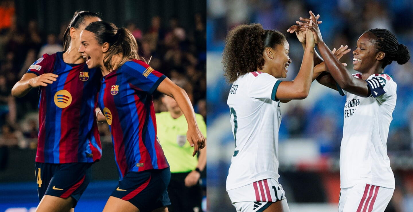 Barcelona y Real Madrid se enfrentan en un nuevo clásico por la Liga F de España. 