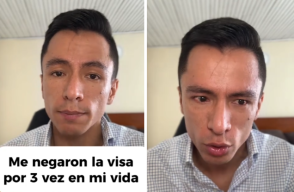 Le negaron la visa 3 veces