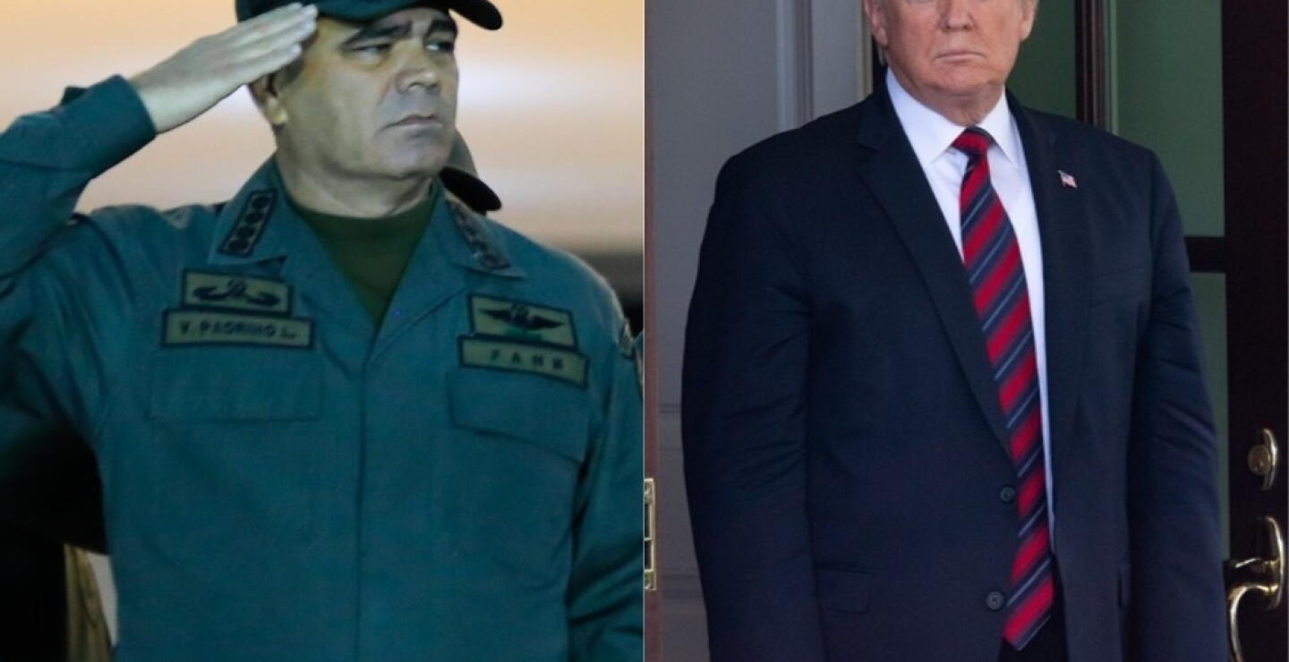 333380_BLU Radio. Gral. Iván Hernández y Donald Trump // Foto: AFP