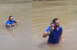 Periodista tropezó con cadáver