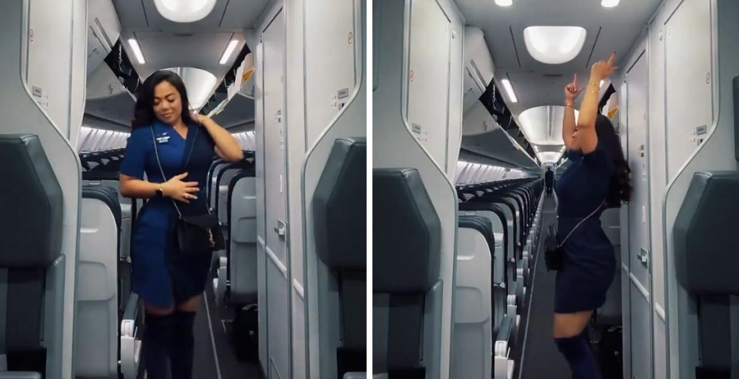 Azafata es despedida por bailar 'twerking’ en el pasillo de un avión y subirlo a redes