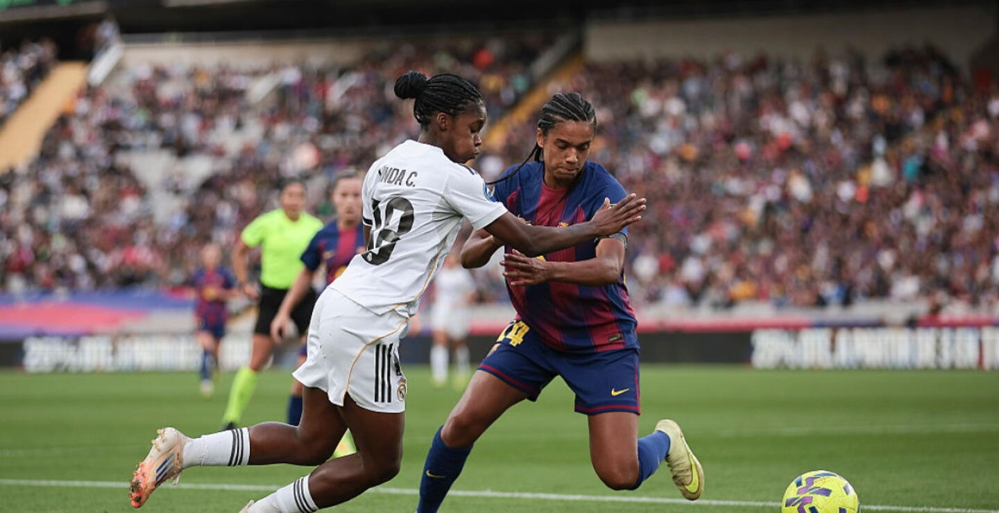 Linda Caicedo en el partido más reciente del Real Madrid femenino