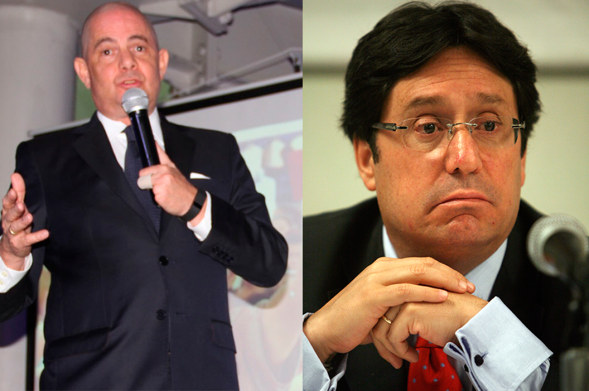 264268_Germán Vargas Lleras - Francisco Santos / Fotos: vicepresidencia.gov.co - AFP