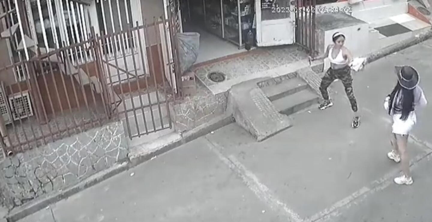 Pelea entre mujeres en Ibagué