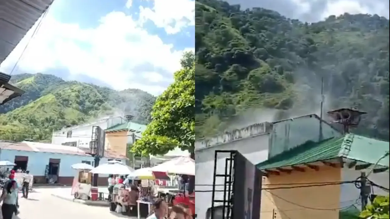 Alcaldía de Rioblanco, Tolima fue atacada por dron con explosivos: se registran hostigamientos