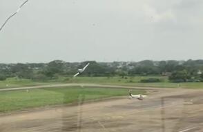 Villavicencio: video captó cuando avión de la Policía se accidentó en aeropuerto