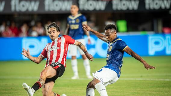 Jaminton Campaz en Estudiantes vs. Rosario Central. Jaminton Campaz en Estudiantes vs. Rosario Central.