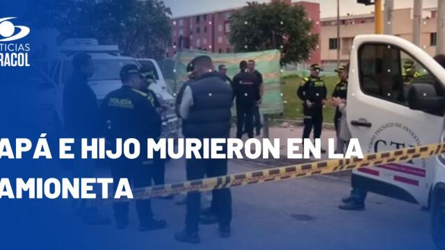 Así mataron a un padre y su hijo de 14 años: consternación en Bogotá Así mataron a un padre y su hijo de 14 años: consternación en Bogotá