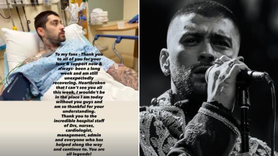 Zayn Malik, exintegrante de One Direction, es hospitalizado por una misteriosa enfermedad: "Me estoy recuperando"