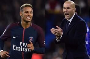 295844_Zidane y Neymar - AFP