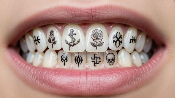 Tatuajes dentales moda en China Tatuajes dentales moda en China