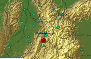 Sismo de magnitud 3,4 se registró en Santander durante la mañana de este lunes