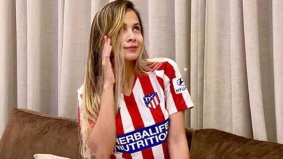 Karin Jiménez esposa de Santiago Arias del Atlético de Madrid Karin Jiménez esposa de Santiago Arias del Atlético de Madrid