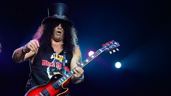 Guitarrista de Guns n’ Roses, Slash. Guitarrista de Guns n’ Roses, Slash.