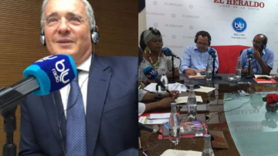 270458_El debate fue realizado en el programa Vive Barranquilla, en el marco de la alianza realizada con El Heraldo. Foto: Bluradio.com