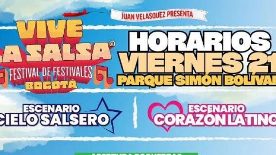 Vive la salsa 2024: horarios y artistas