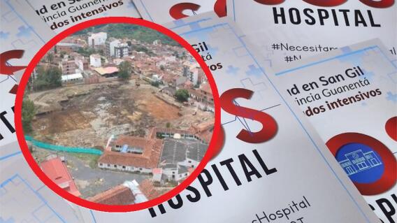 375913_SOS por el hospital de San Gil / Fotos: suministradas