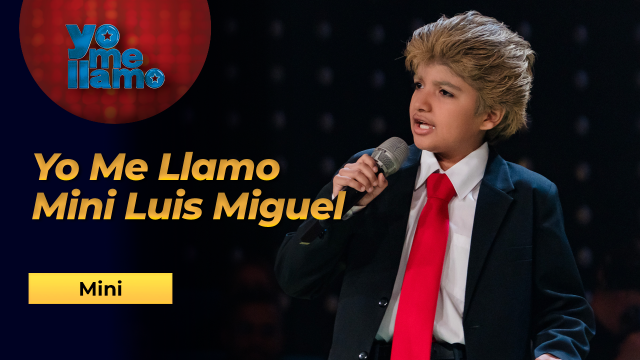 Yo Me Llamo Mini Luis Miguel sorprende con su look e impacta con sus matices 