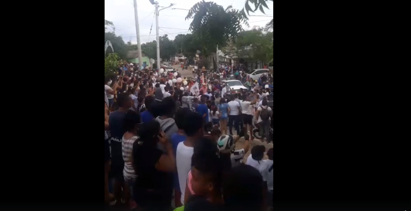 366072_BLU Radio // Sepelio de niña asesinada en Sabanalarga, Atlántico // Foto: captura de video