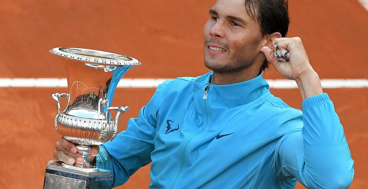 334460_BLU Radio. Rafael Nadal ganó ante Novak Djokovic en el Masters 1000 de Roma // Foto: AFP