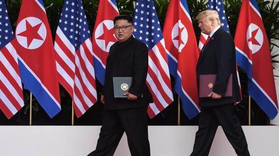 308598_BLU Radio. Donald Trump y Kim Jong-un / Foto: AFP.