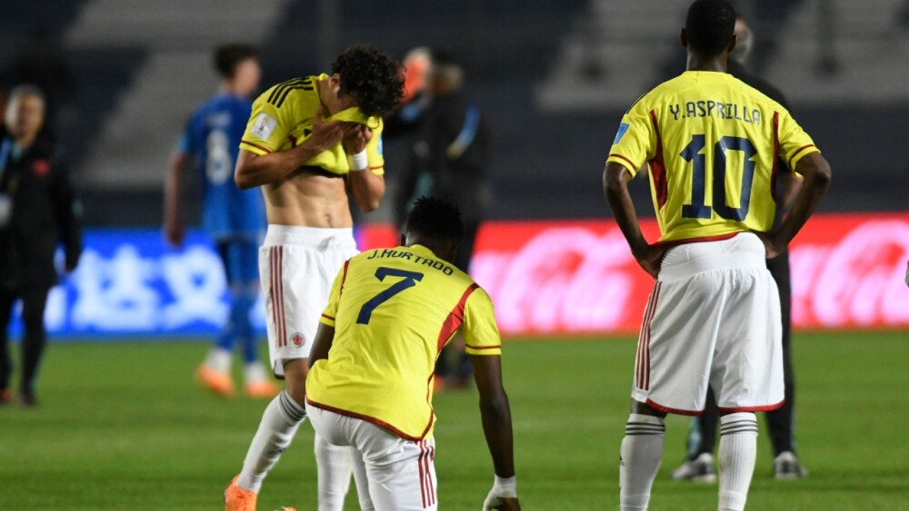 Colombia cayó 1 a 3 frente a Italia y quedó por fuera del Mundial Sub