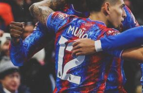 Daniel Muñoz con el Crystal Palace. Daniel Muñoz con el Crystal Palace.