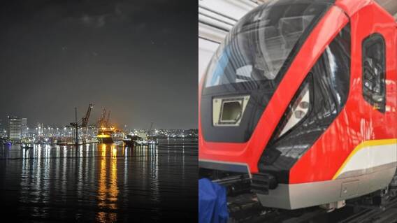 Primer tren del metro de Bogotá llega a Colombia. Primer tren del metro de Bogotá llega a Colombia.