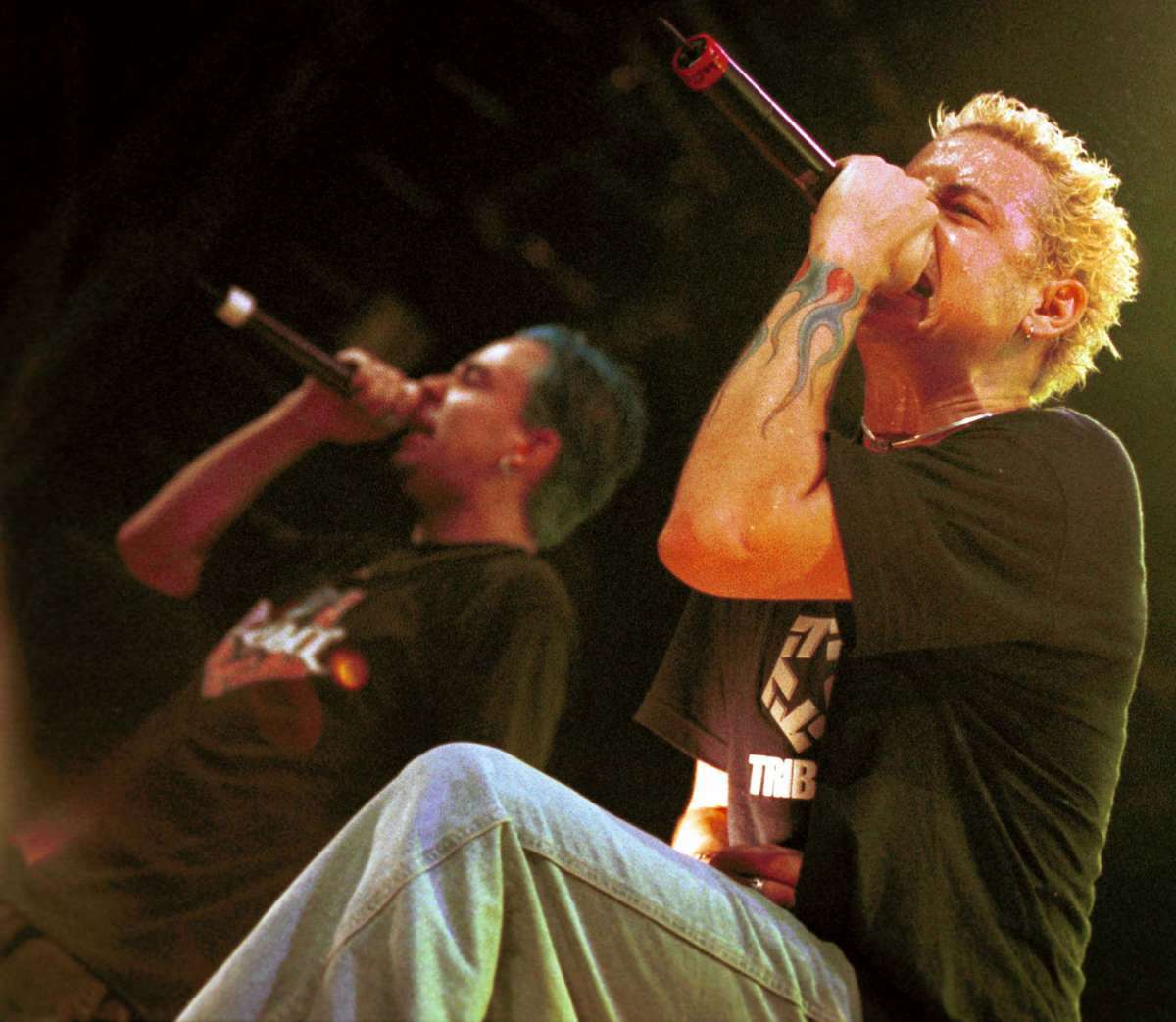 Chester Bennington y Mike-Shinoda de Linkin Park.