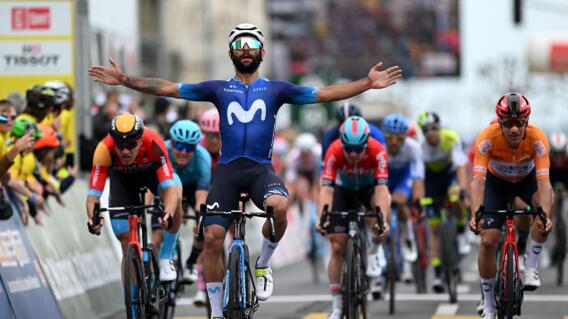 Fernando Gaviria, ciclista colombiano del Movistar Team en el Tour de Romandía 2023 Fernando Gaviria, ciclista colombiano del Movistar Team en el Tour de Romandía 2023