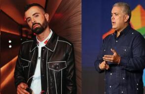  Mike Bahía y  Iván Duque