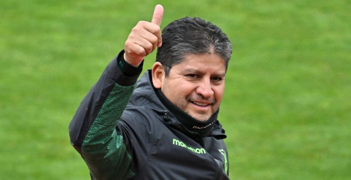 Óscar Villegas, director técnico de la Selección de Bolivia. 