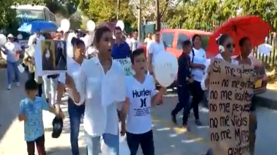 323833_BLU Radio, Marcha por asesinato de la niña Angie Lorena / Foto: BLU Radio