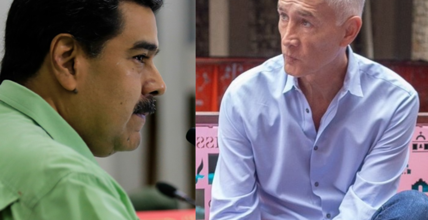 328542_BLU Radio. Maduro - Jorge Ramos / Fotos: AFP - Twitter @jorgeramosnews